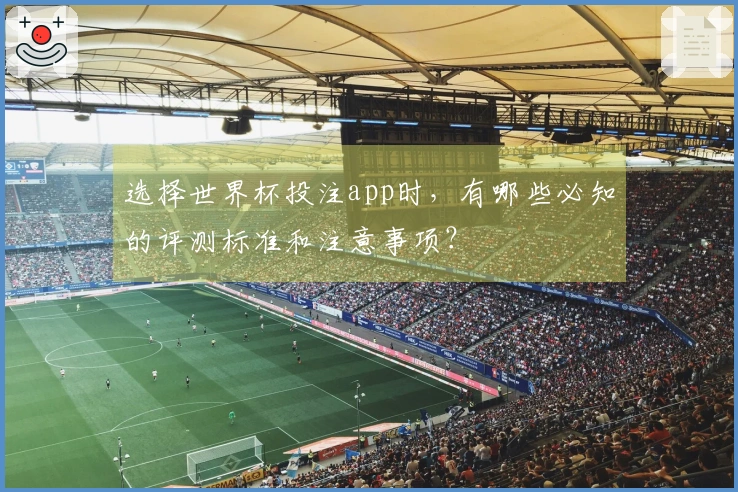 选择世界杯投注app时，有哪些必知的评测标准和注意事项？