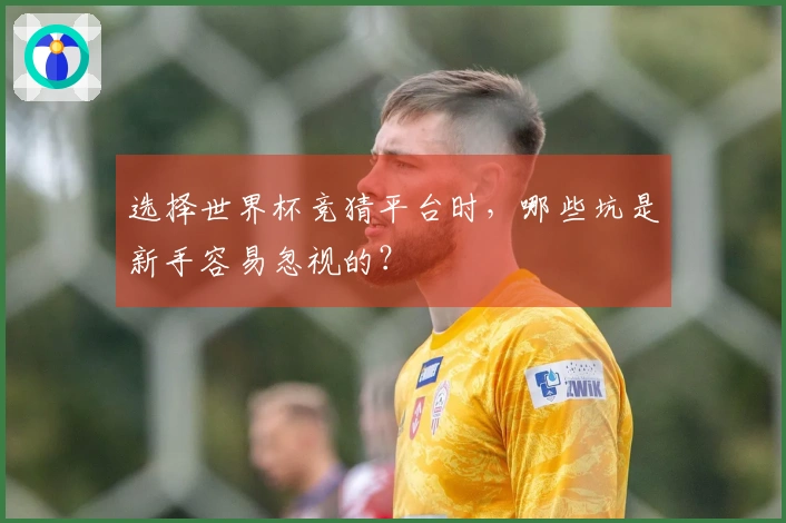 选择世界杯竞猜平台时，哪些坑是新手容易忽视的？